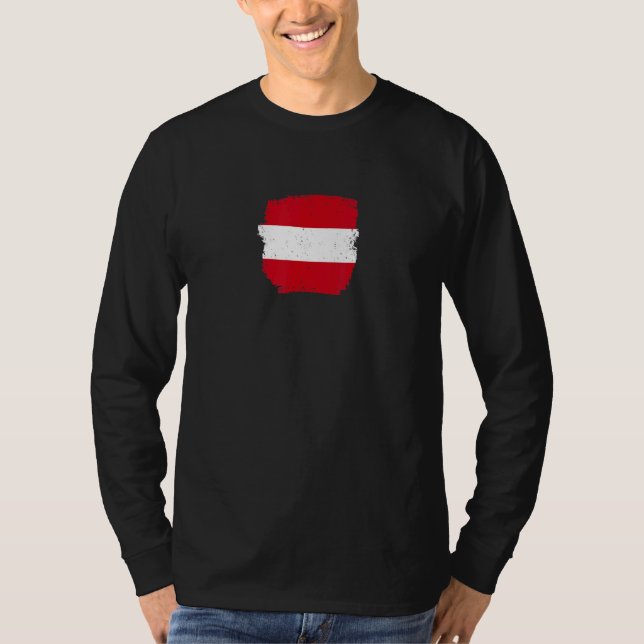 Austria Vintage Austrian Flag T-Shirt (Front)