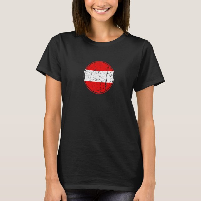 Austria Vintage Austrian Flag T-Shirt (Front)