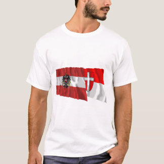 Austria & Wien Waving Flags T-Shirt