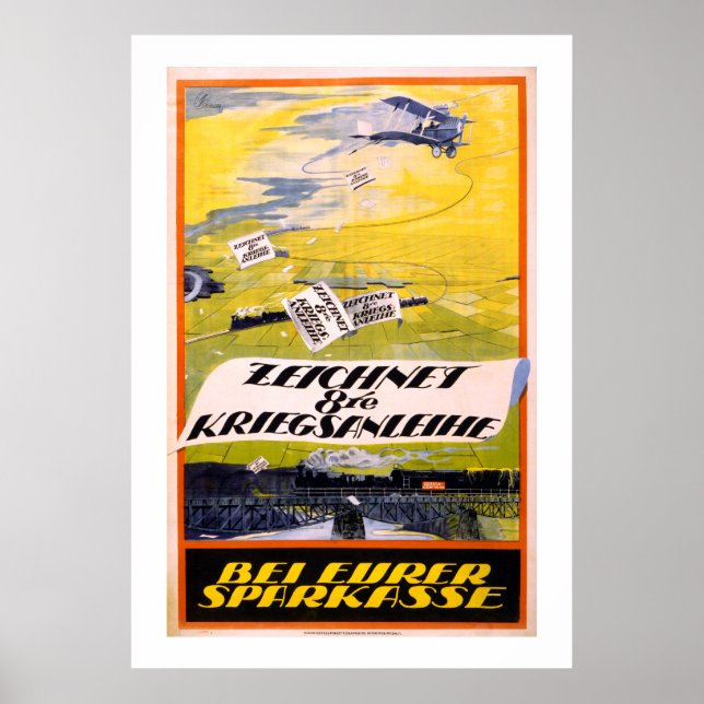 Austrian 8th War Loan (white) Poster (Front)