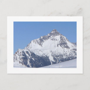 Austrian Alps Arlberg in the Winter Postcard