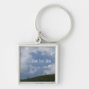Austrian Alps custom key chain