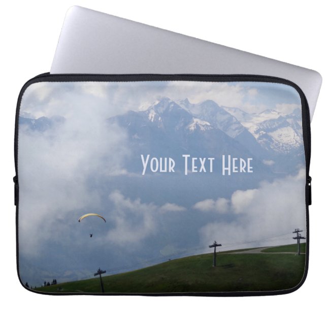 Austrian Alps custom laptop sleeves (Front)