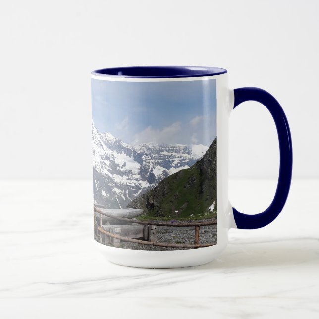 Austrian Alps custom mugs - choose style (Right)