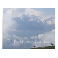 Austrian Alps custom notepad