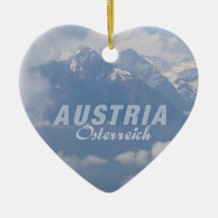 Austrian Alps custom ornament
