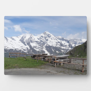 Austrian Alps custom plaque