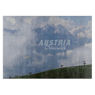 Austrian Alps cutting board