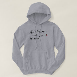 Austrian At Heart, Austria Hoodie