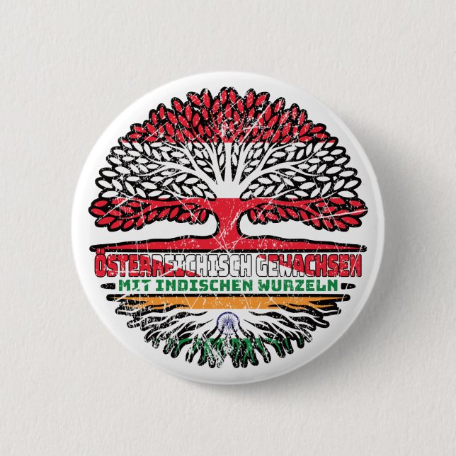 Austrian Baum in Indian 6 Cm Round Badge (Front)