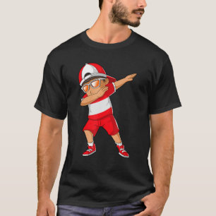 Austrian Boy Dabbing Dance Austria Roots Heritage T-Shirt