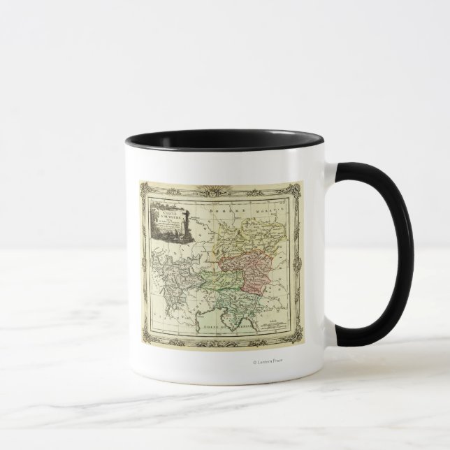 Austrian Circle of the Holy Roman Empire Map Mug (Right)