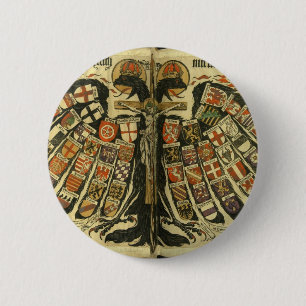 Austrian Double Eagle 6 Cm Round Badge