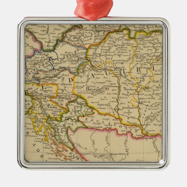 Austrian Empire 7 Metal Tree Decoration (Front)