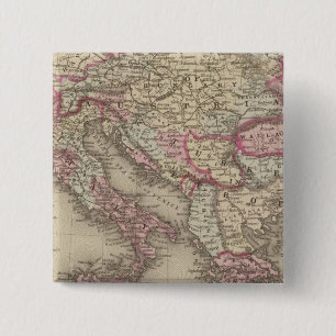 Austrian Empire, Italy, Turkey in Europe, Greece 2 15 Cm Square Badge