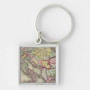 Austrian Empire, Italy, Turkey in Europe, Greece Key Ring