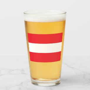 Austrian Flag (Austria) Glass