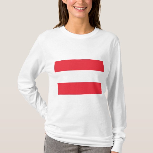 Austrian Flag (Austria) T-Shirt (Front)