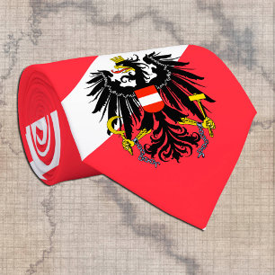 Austrian Flag & Austria travel, business /sports Tie