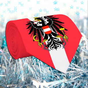 Austrian Flag & business Austria, travel / sports Tie