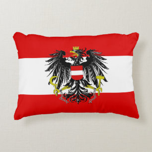 Austrian flag decorative cushion