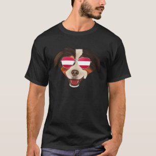 Austrian Flag Miniature American Shepherd Dog Aust T-Shirt