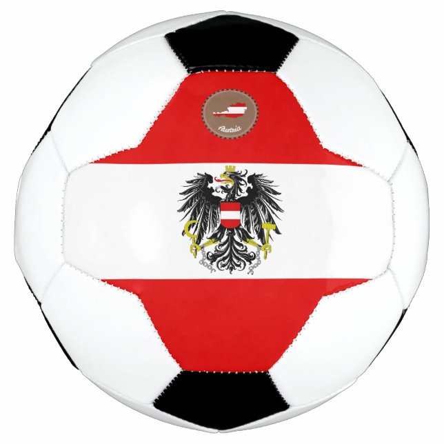 Austrian flag soccer ball (Front)