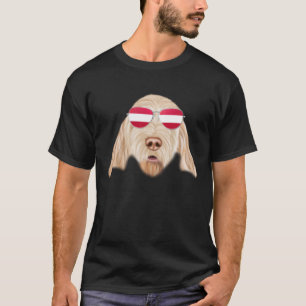 Austrian Flag Spinoni Italiani Dog Austria Pocket T-Shirt