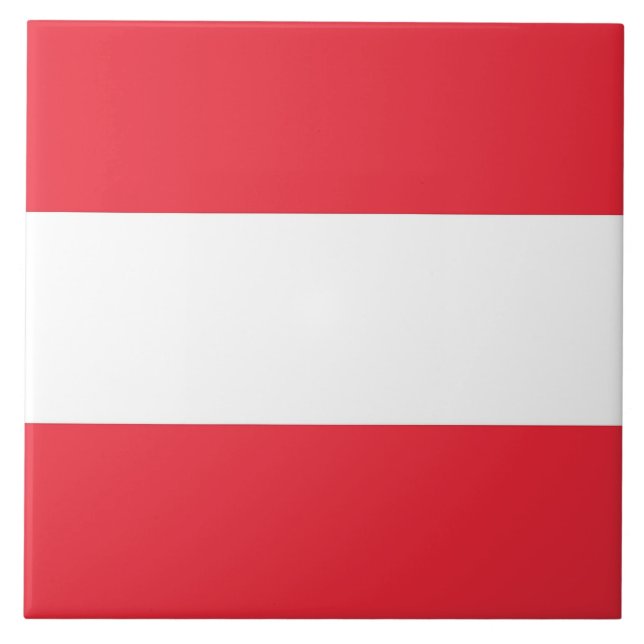 Austrian Flag Tile (Front)