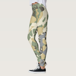 Austrian Flecktarn Camo Leggings