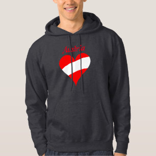 Austrian heart hoodie
