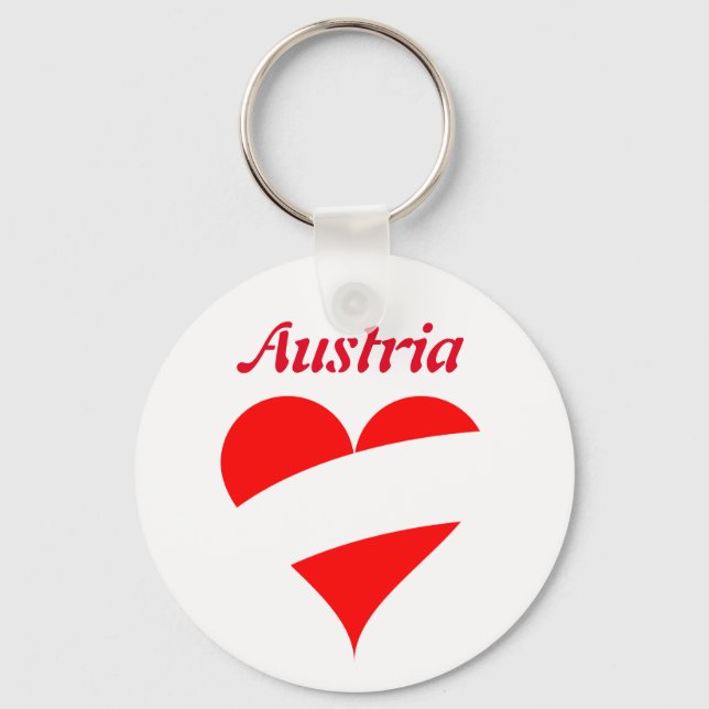 Austrian heart key ring (Front)