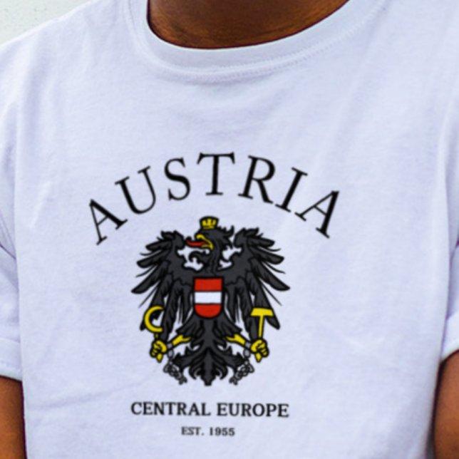 Austrian Heritage with the Austria Flag T-Shirt (Creator Uploaded)