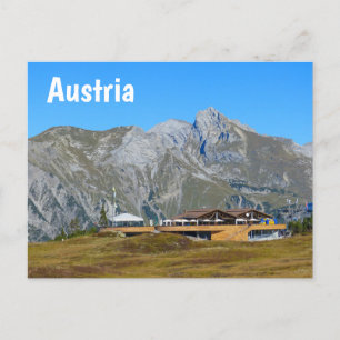 Austrian High Mountains Postcard