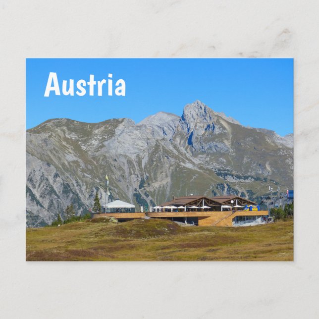 Austrian High Mountains Postcard (Front)