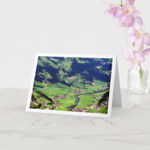 Austrian Hill Landscape Card