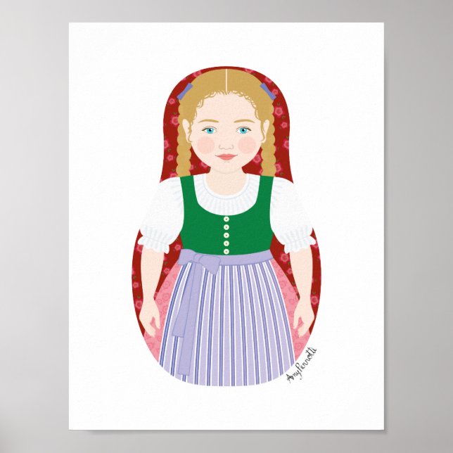 Austrian Matryoshka Poster (Front)