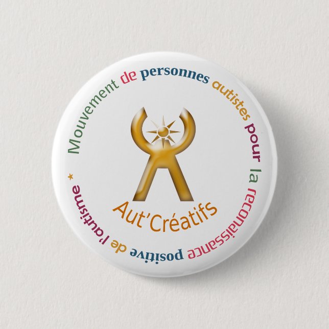 Aut' Creative 6 Cm Round Badge (Front)