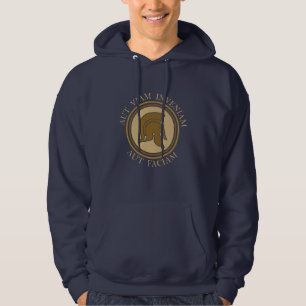 Aut Viam Inveniam Aut Faciam - Roman Helmet Hoodie
