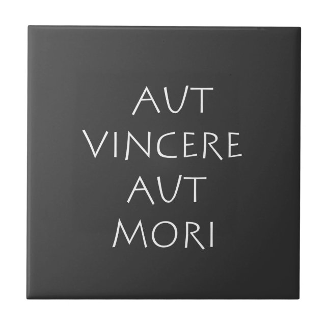 Aut vincere aut mori tile (Front)