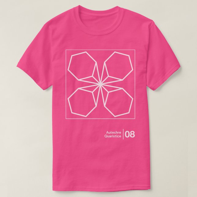 Autechre Minimal Graphic Artwork Design 1 T-Shirt (Design Front)