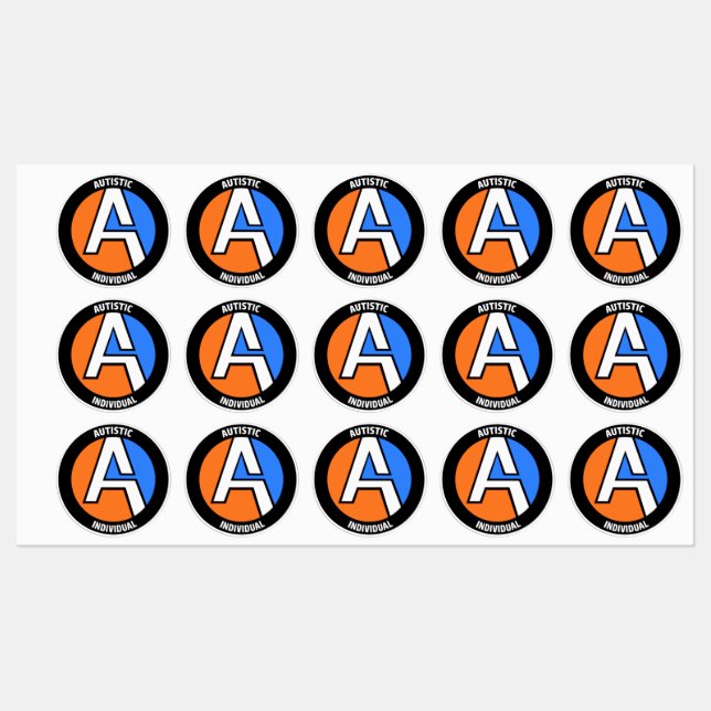 AUTEMS - Individual Vinyl Stickers (Small) (Sheet)