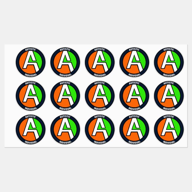AUTEMS - Individual Vinyl Stickers (Small) (Sheet)