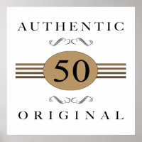 Authentic 50th Birthday