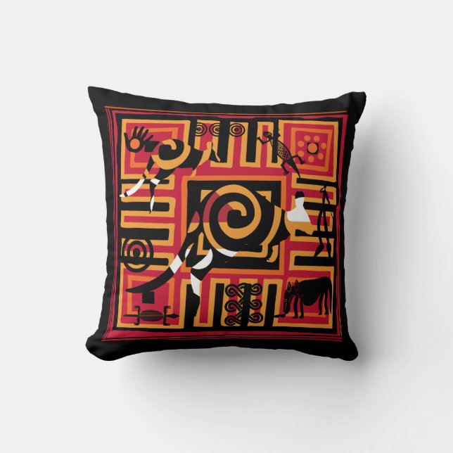 Authentic Aboriginal art Cushion (Front)