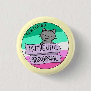 Authentic Abrosexual 3 Cm Round Badge