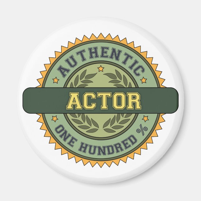 Authentic Actor Magnet (Front)