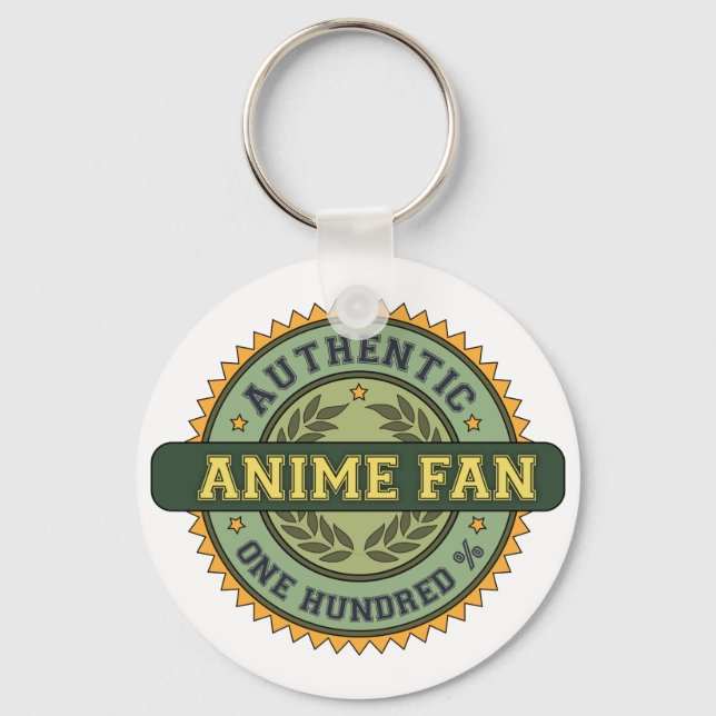 Authentic Anime Fan Key Ring (Front)