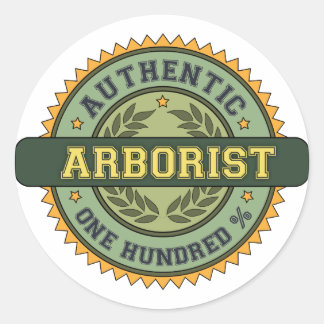 Authentic Arborist Classic Round Sticker