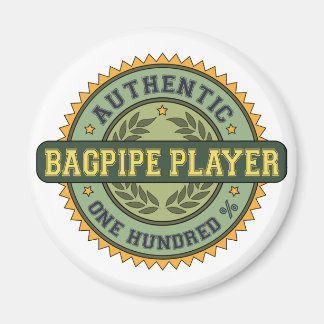 Authentic Bagpipe Player Magnet